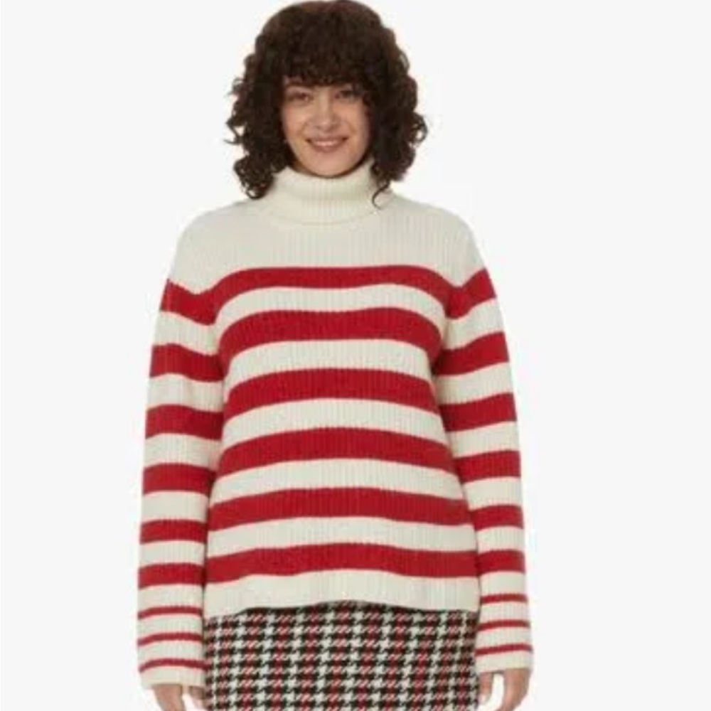 BAUM UND PFERDGARTEN Chikita Striped Wool-Blend Turtleneck Sweater